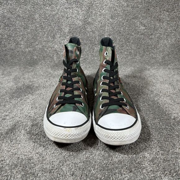 Converse Chuck Taylor All-Star Hi 162875C Mens 9 Womens 11 Camo Rose Patch Shoes main image 13